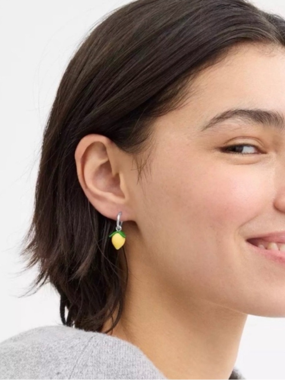 🍋 Coach Lemon Drop Earrings NWT  🍋 - Picture 3 of 3